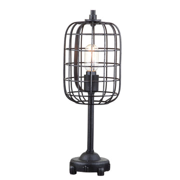 Odette 20" Industrial Metal Table Lamp - JONATHAN Y